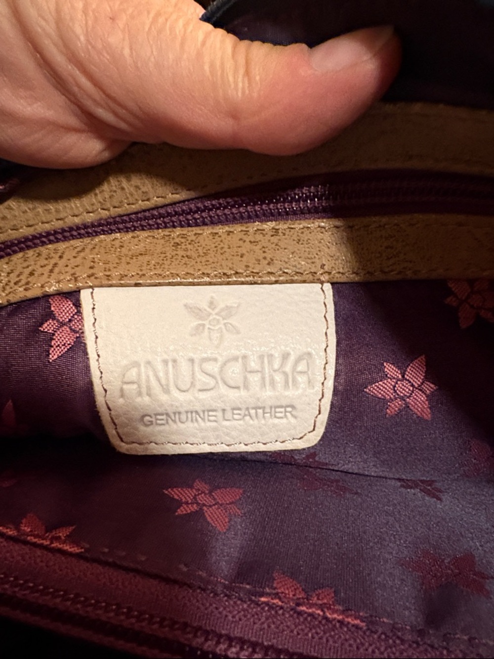 Preloved - Anuschka, Hand-painted Panda Crossbody Bag - Picture 11 of 15